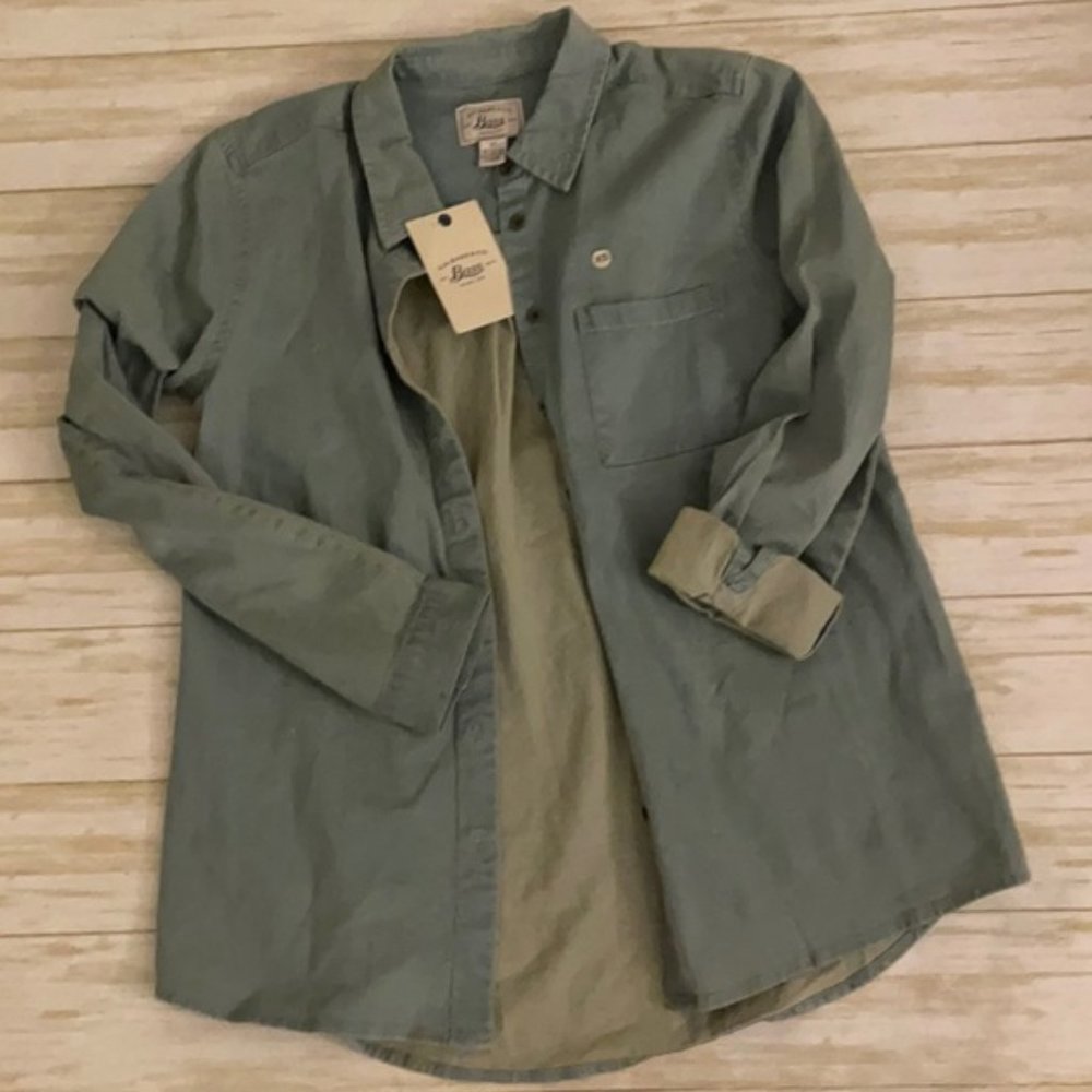 Button Up Bass Denim Shirt